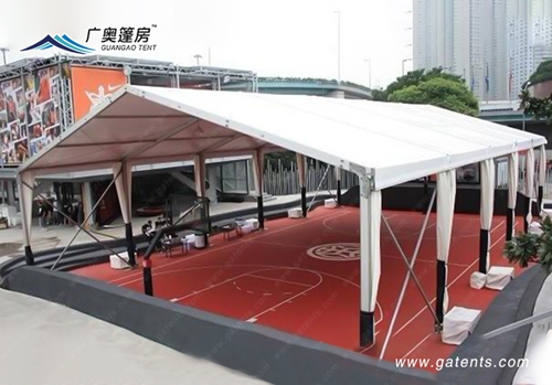 哪種造型的篷房適合作為籃球場館？